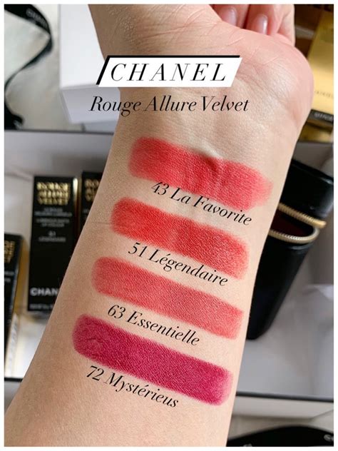 chanel rouge allure velvet 41|Chanel Rouge Allure velvet swatches.